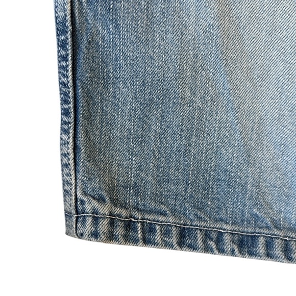 Vintage 90’s Y2K Enyse Baggy Jorts Jean Shorts Medium Blue Wash Fade Cotton 34 - Picture 7 of 11